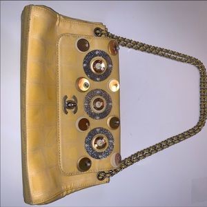 Yellow sequins bag!
